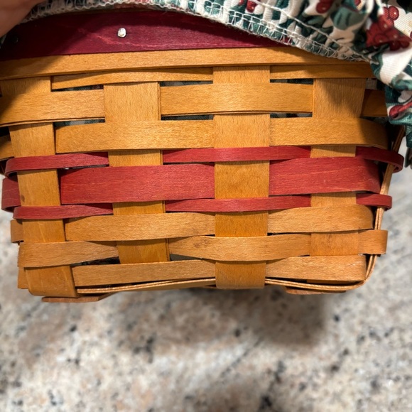 Vintage Longaberger 1996 Holiday Cheer Basket - Picture 11 of 16